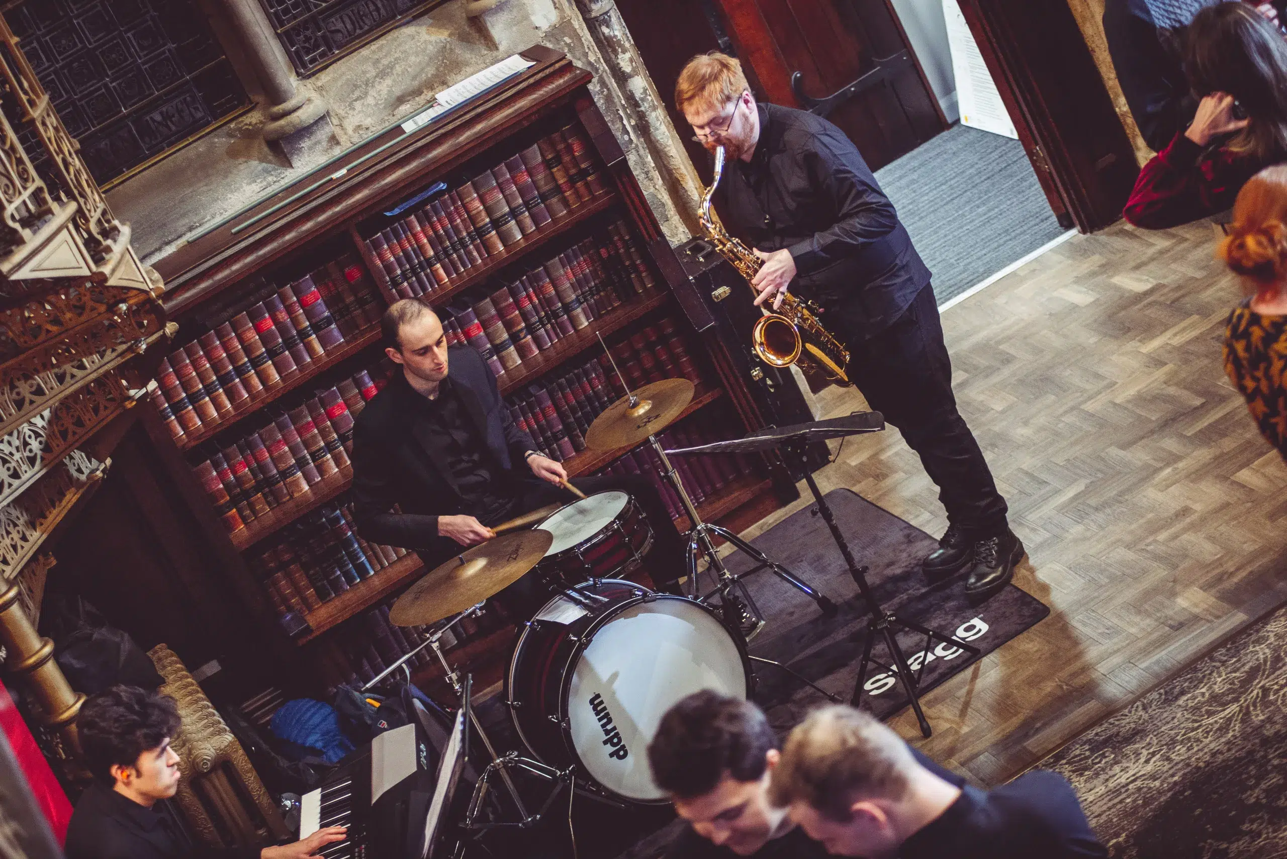 Dan Arenstein, Drummer. Jacob Lightfoot, Tenor Saxophonist